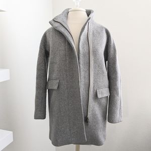 J.Crew Stadium Cloth by Nello Gori Wool Coat | gray | 6P